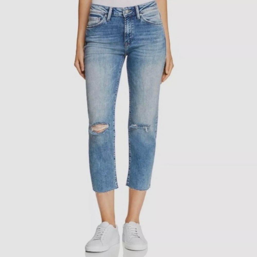 Mavi Niki Straight Crop Raw Hem Jeans - NWOT